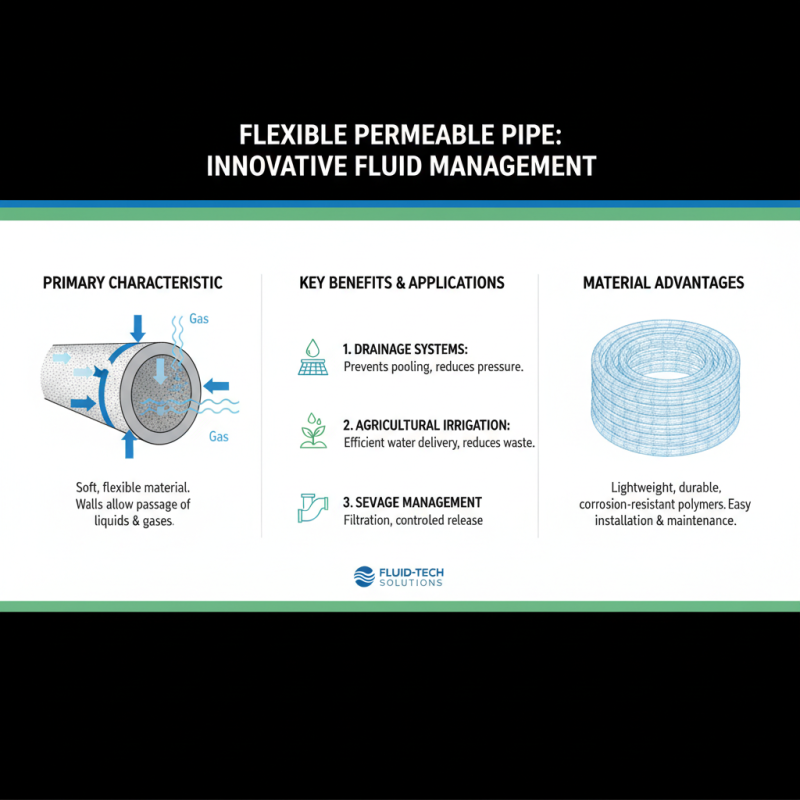 What is a Flexible Soft Permeable Pipe and How is it Used?