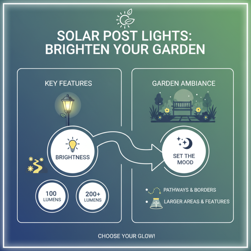 How to Choose the Best Solar Post Lights Outdoor for Your Garden?