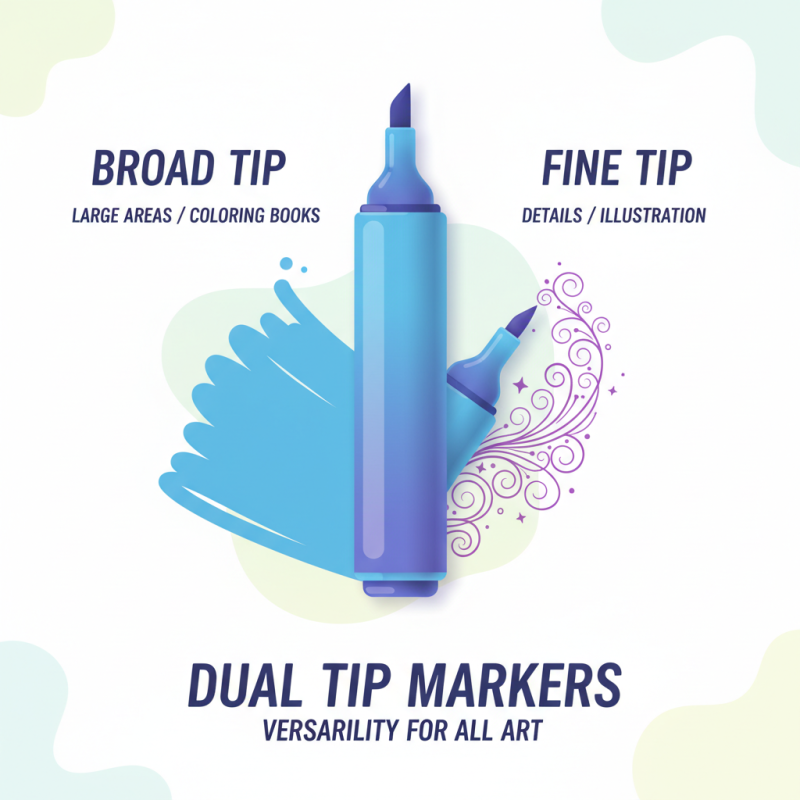 How to Choose the Best Dual Tip Markers For Coloring?