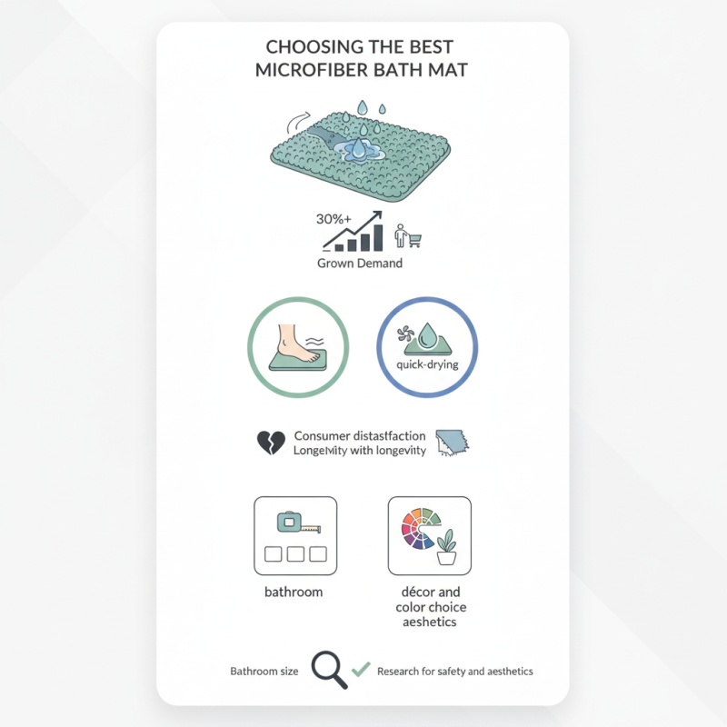 How to Choose the Best Microfiber Bath Mat for Your Bathroom?