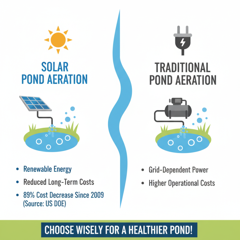 Why Choose a Solar Aerator With Battery Backup for Your Pond?