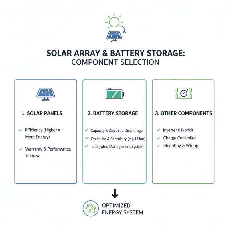 How to Build a Solar Array With Battery Storage for Energy Independence?