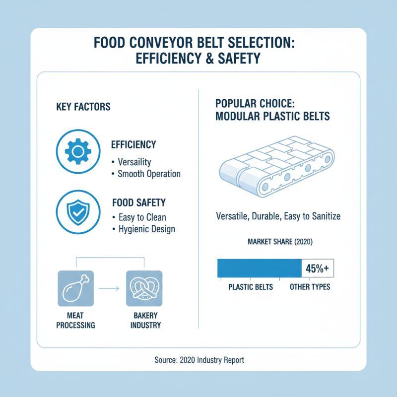 10 Essential Tips for Choosing the Right Food Conveyor Belt