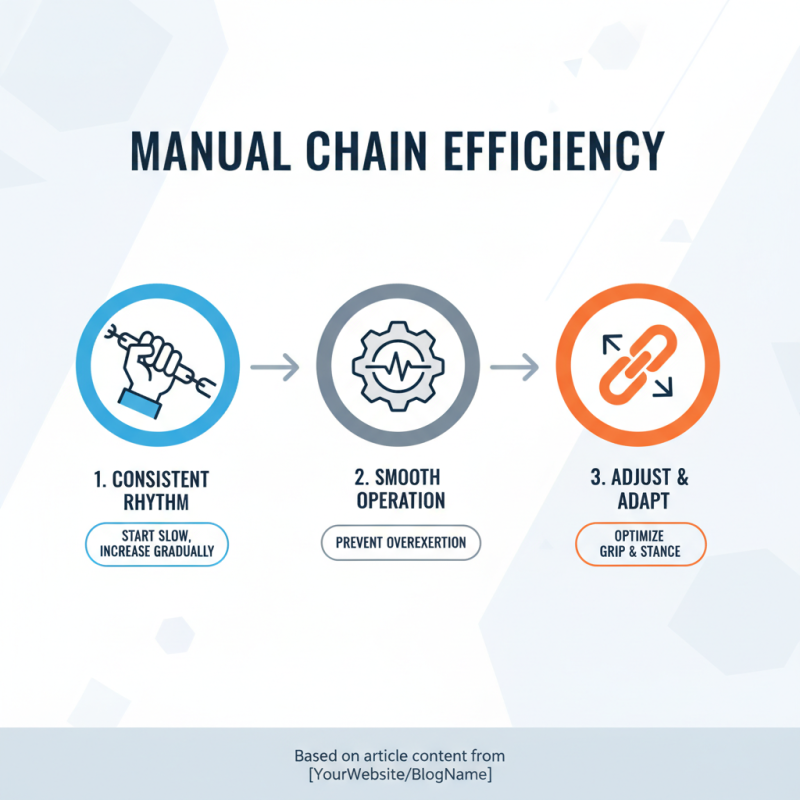How to Use a Manual Chain for Maximum Efficiency?