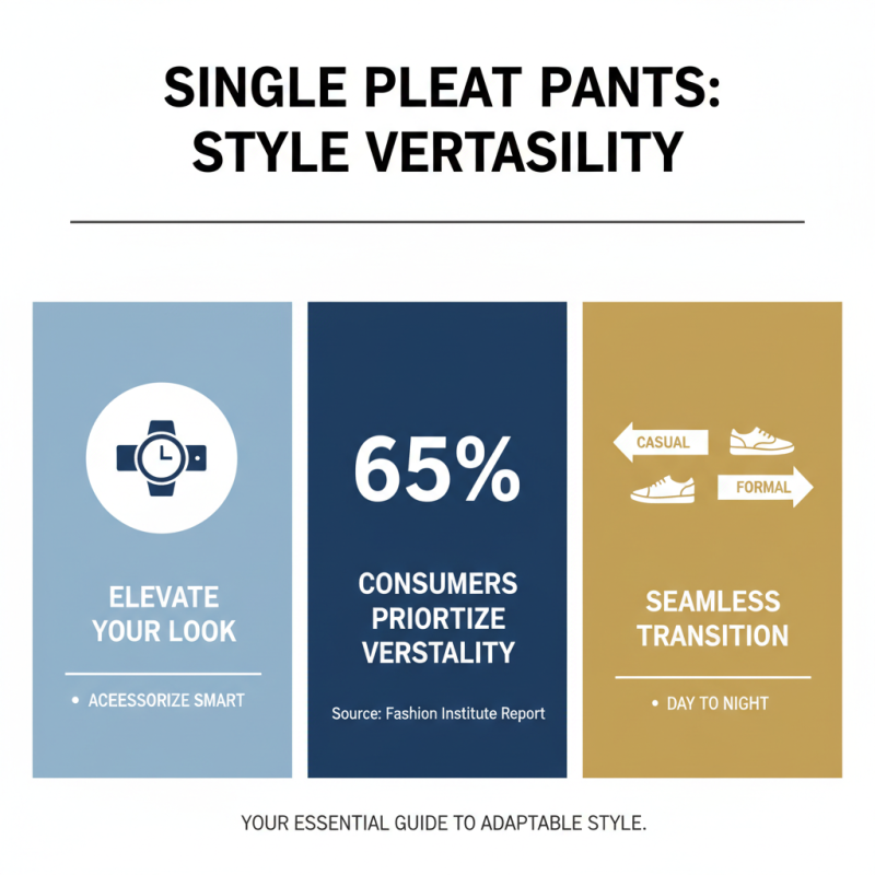 How to Style Single Pleat Pants for Any Occasion?