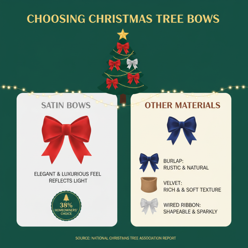 How to Choose the Perfect Christmas Tree Bows?