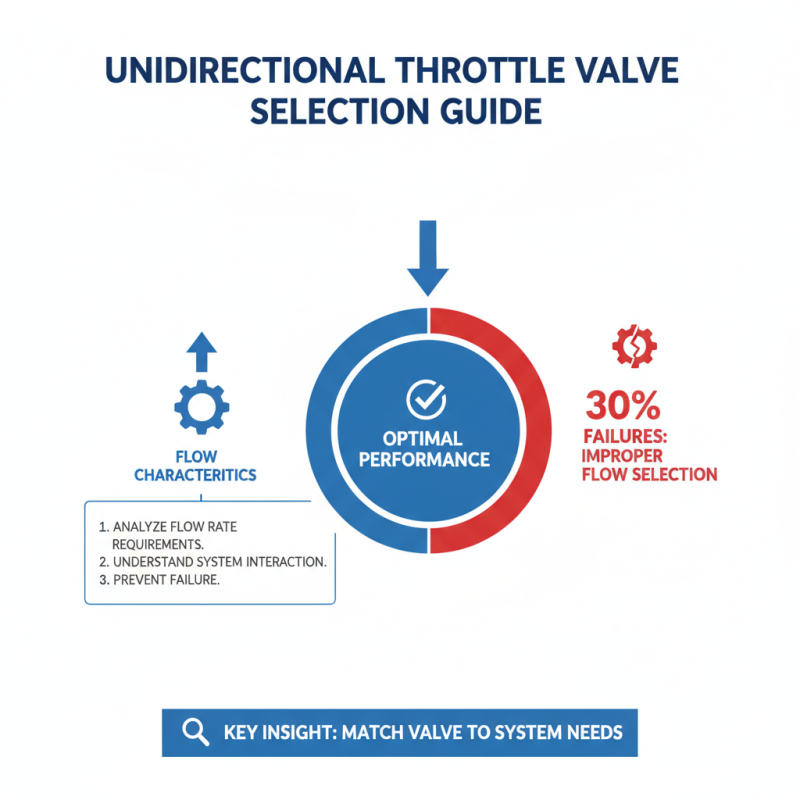 How to Choose the Right Unidirectional Throttle Valves?