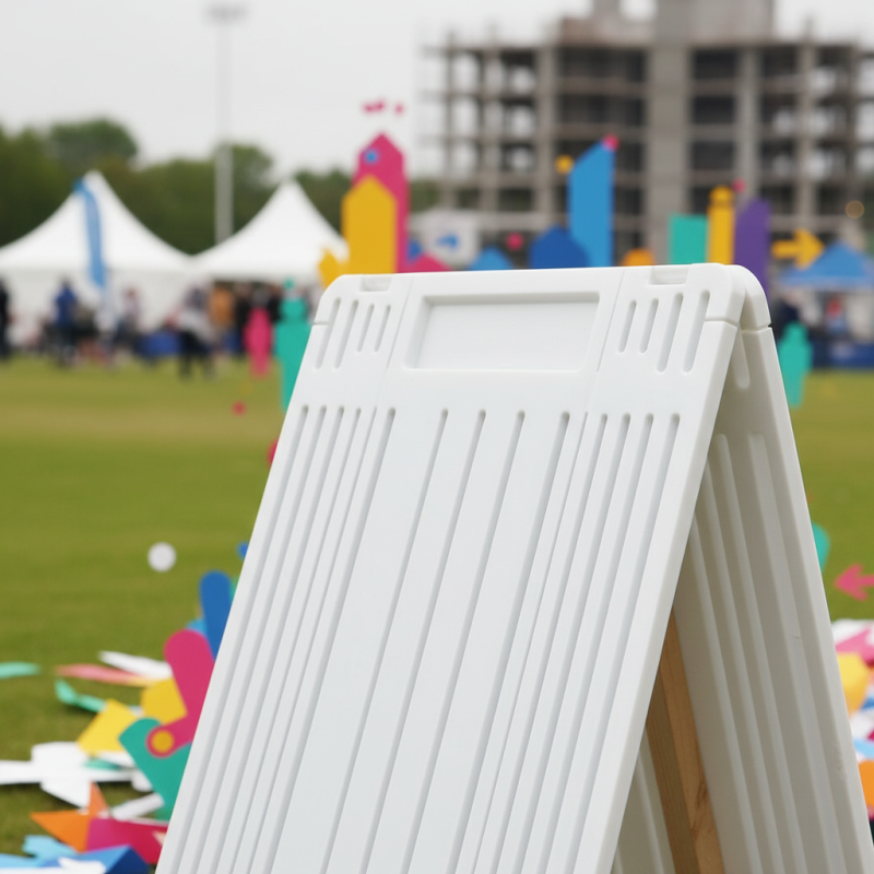 What is a White Corrugated Sign Board and How is it Used?