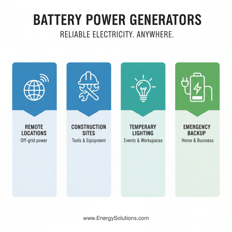 What is a Battery Power Generator and How Does it Work?