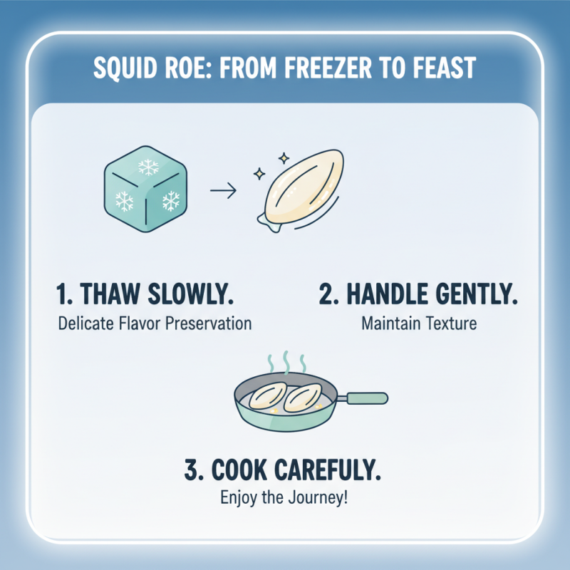 Frozen Squid Roe Tips for Cooking and Storage Best Practices