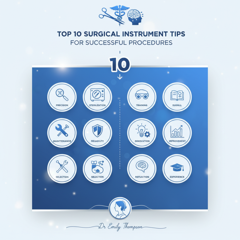 Top 10 Surgical Instrument Tips for Successful Procedures?