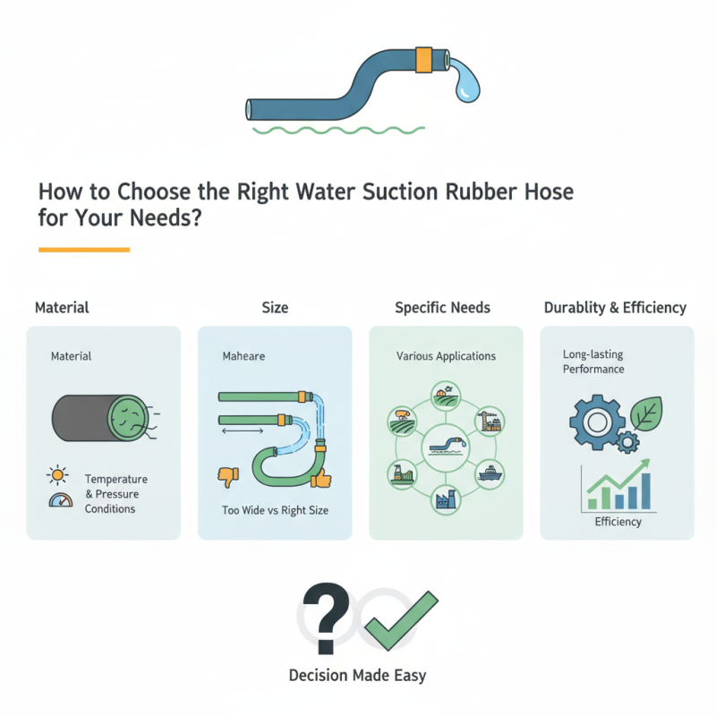 How to Choose the Right Water Suction Rubber Hose for Your Needs?