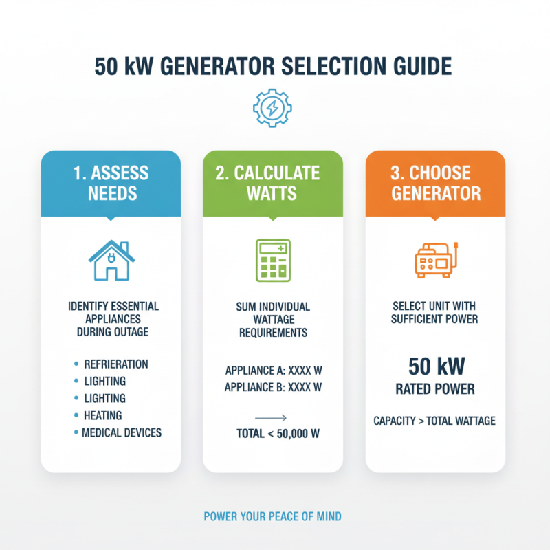 How to Choose the Right 50 Kw Generator for Your Needs?