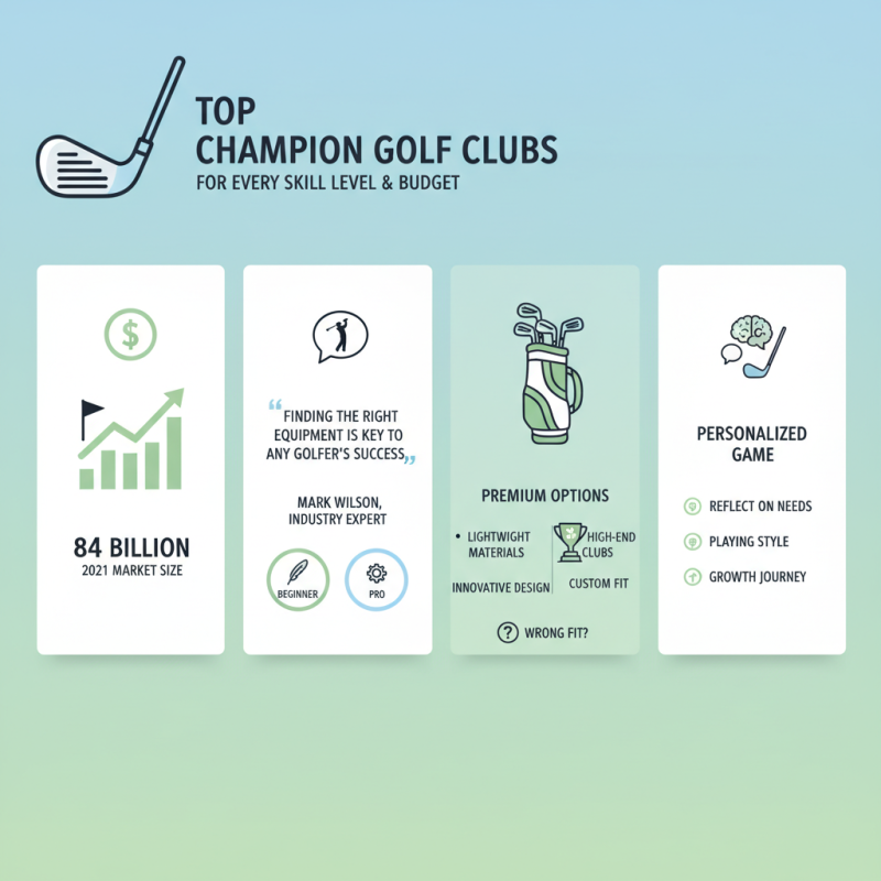 Top 10 Champion Golf Clubs for Every Skill Level and Budget?