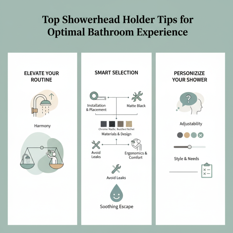 Top Showerhead Holder Tips for Optimal Bathroom Experience?