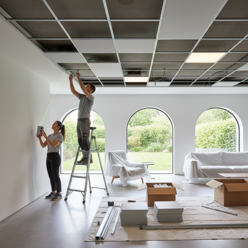 How to Install a Ceiling Grid in Your Home for an Updated Look?
