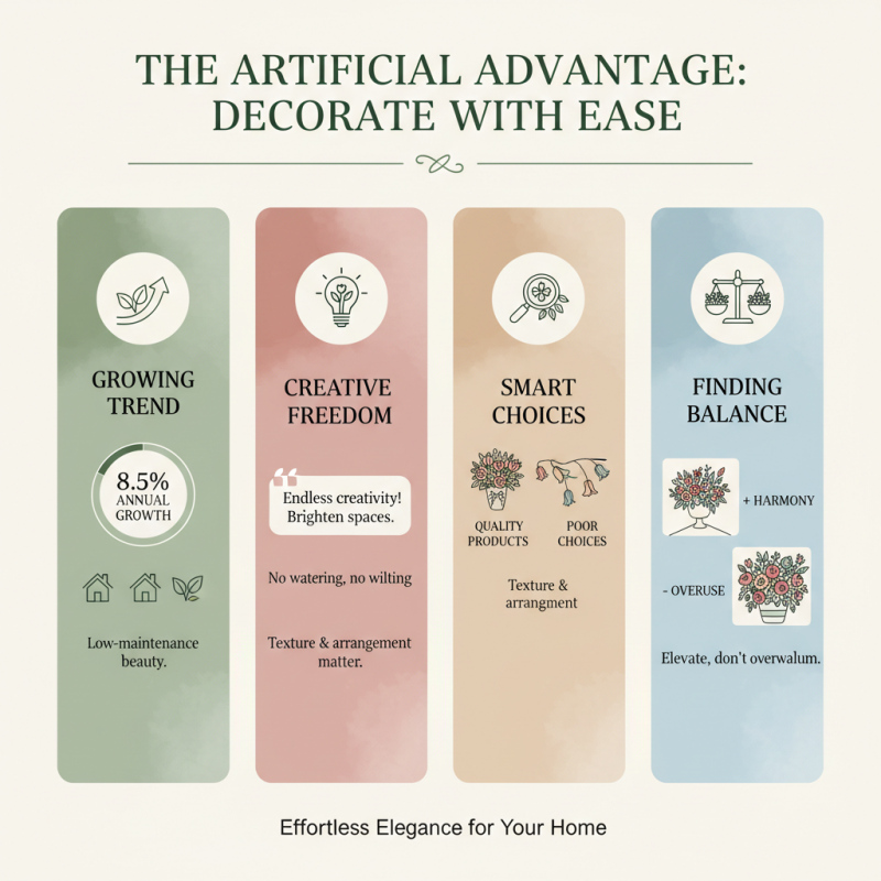 How to Use Artificial Flowers For Home Decoration Effectively?