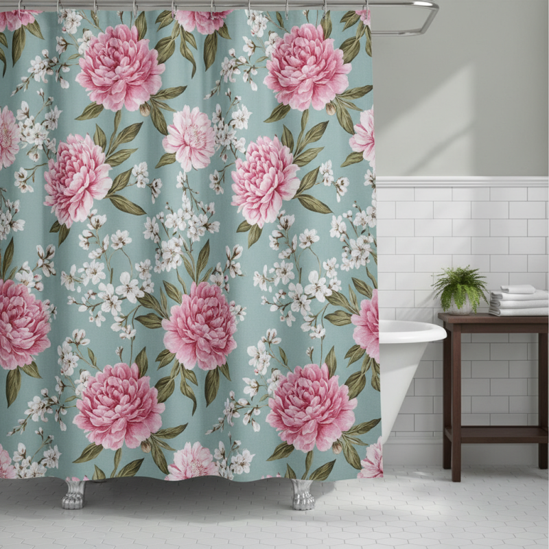 How to Choose the Perfect Floral Shower Curtain for Your Bathroom?