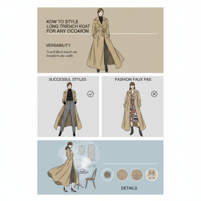How to Style a Long Trench Coat for Any Occasion?
