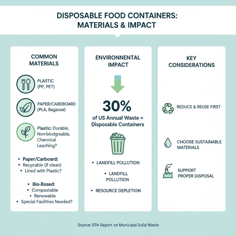 Best Disposable Food Containers for Safe and Convenient Storage?