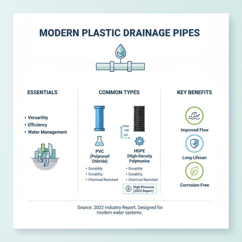2026 Best Plastic Drainage Pipe Options for Efficient Water Management