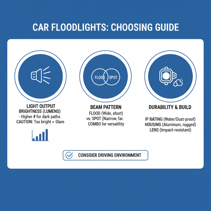 How to Choose the Best Car Flood Lights for Your Needs?