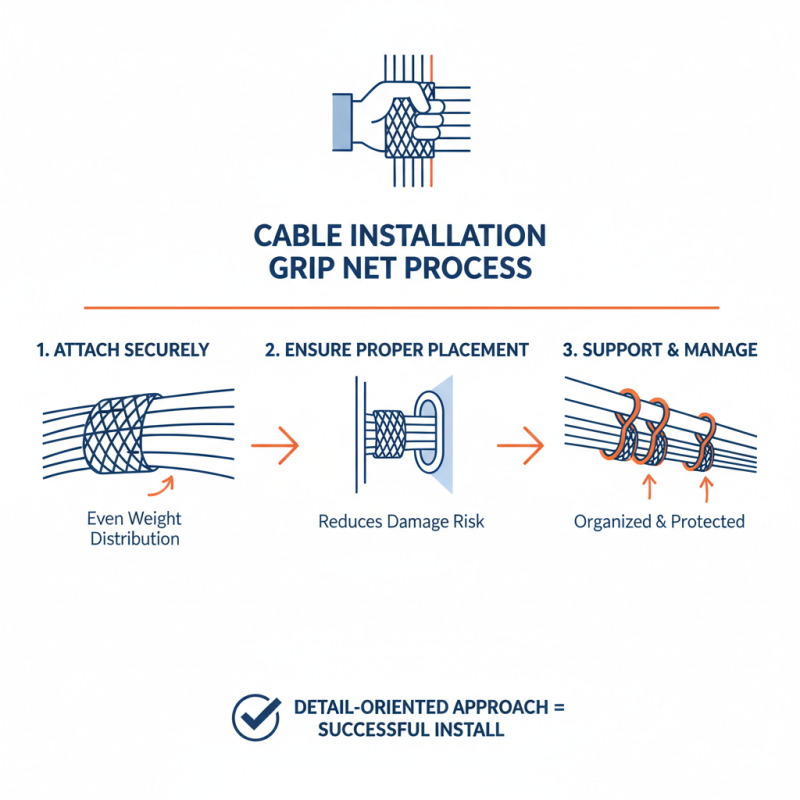 What is a Cable Installation Grip Net and How is it Used?