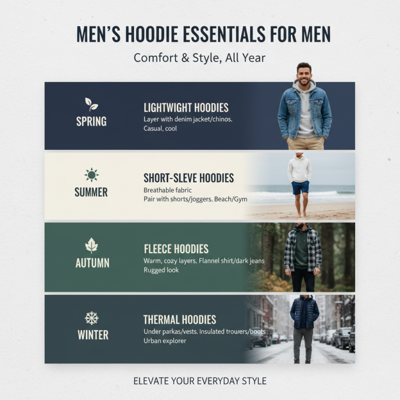 What is the Best Type of Men's Hoodies for Every Season?