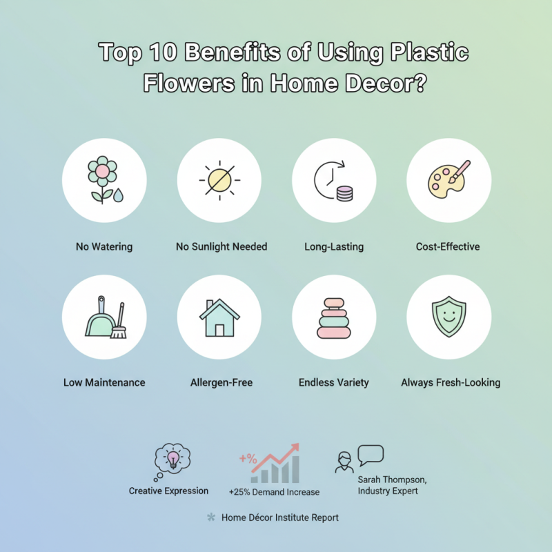Top 10 Benefits of Using Plastic Flowers in Home Decor?