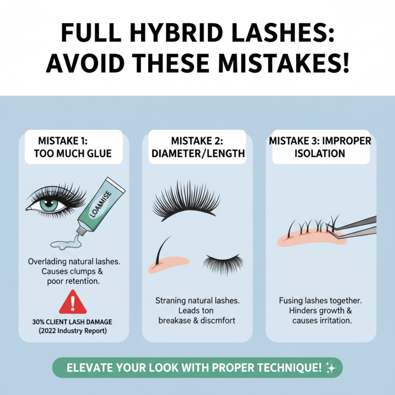How to Achieve Stunning Full Hybrid Lashes for a Flawless Look?