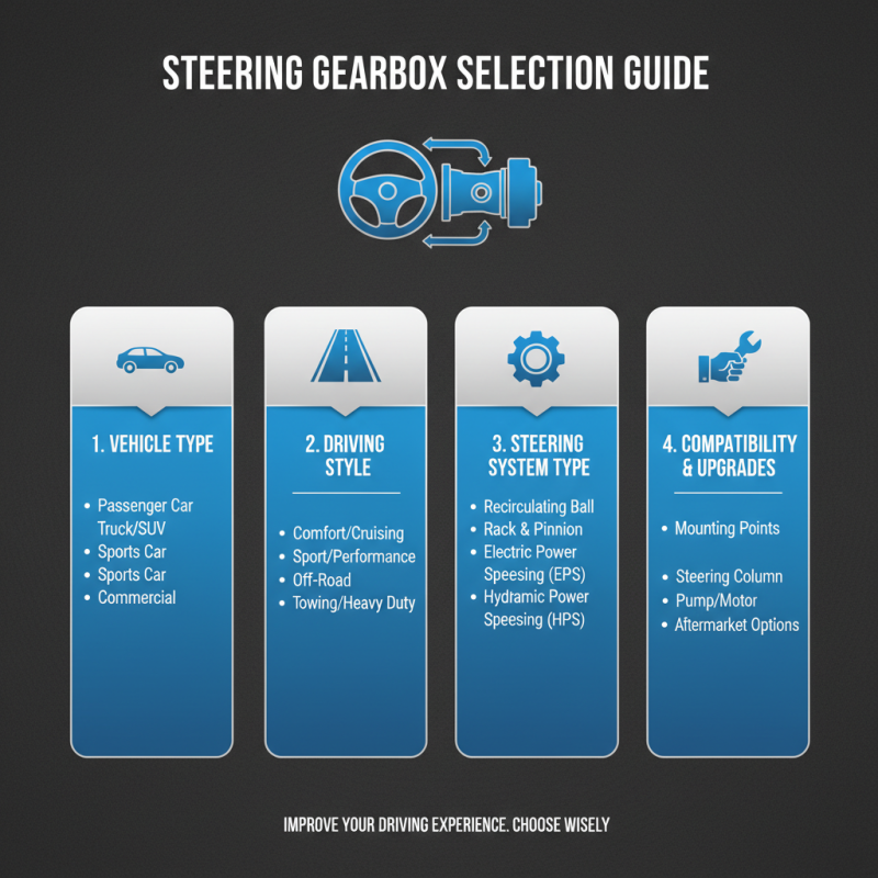 How to Choose the Right Steering Gear Box for Your Vehicle?