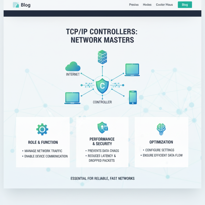 Why Understanding Tcp Ip Controllers is Essential for Network Management?