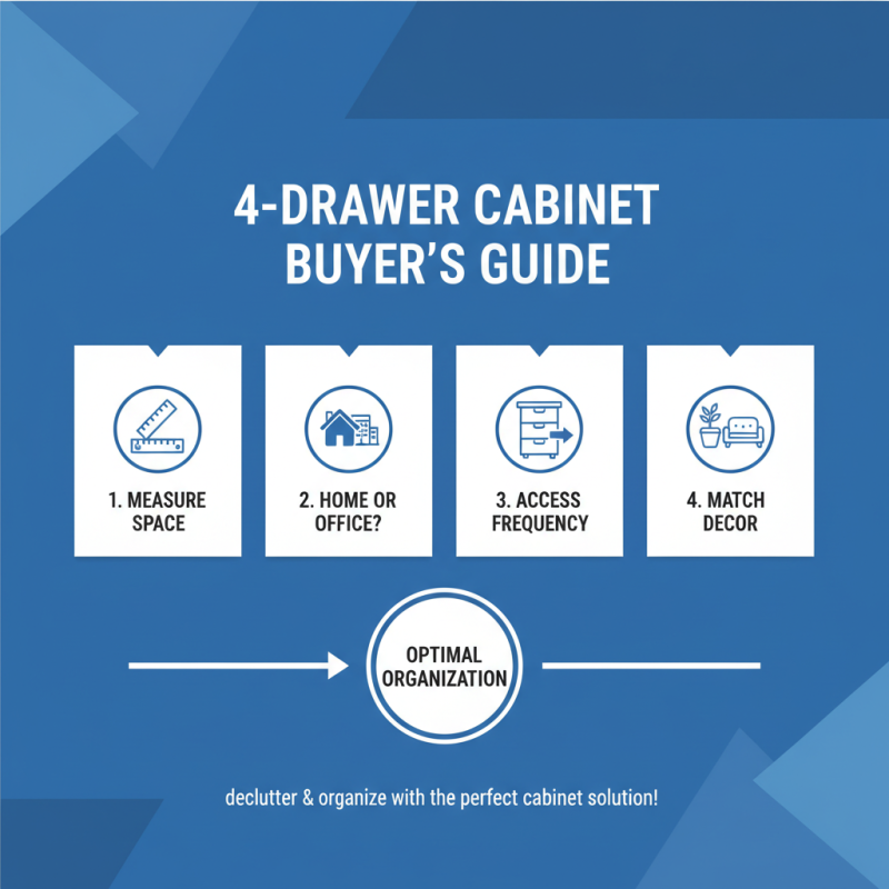 How to Organize Your Space with a 4 Drawer Cabinet?