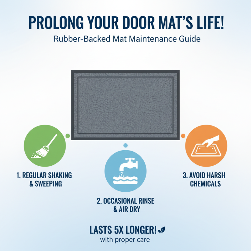 What is a Rubber Backed Door Mat and Why Should You Choose One?