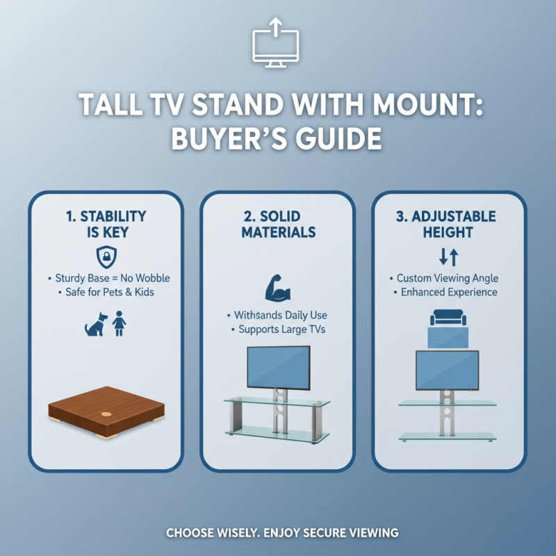Top 10 Tall TV Stands With Mount for Perfect Viewing Angles?