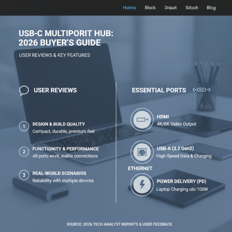 Best Usb C Multiport Hub for 2026 What to Choose?
