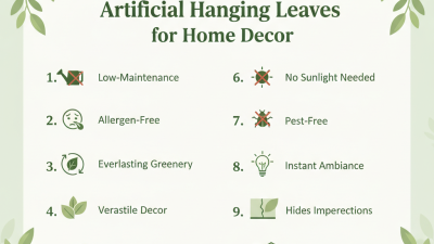 Top 10 Benefits of Using Artificial Hanging Leaves for Home Decor?