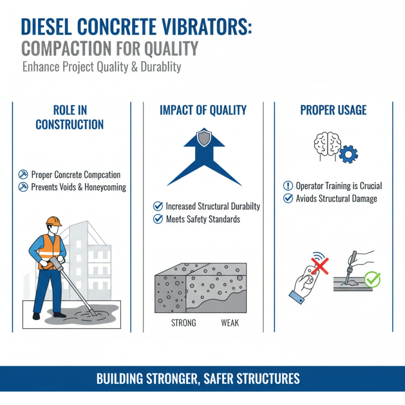 Top 10 Diesel Concrete Vibrators for Efficient Construction Work?