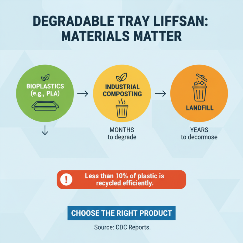 Top 5 Tips for Choosing Degradable Trays for Eco Friendly Packaging?
