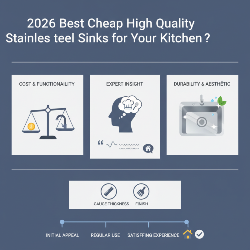 2026 Best Cheap High Quality Stainless Steel Sinks for Your Kitchen?