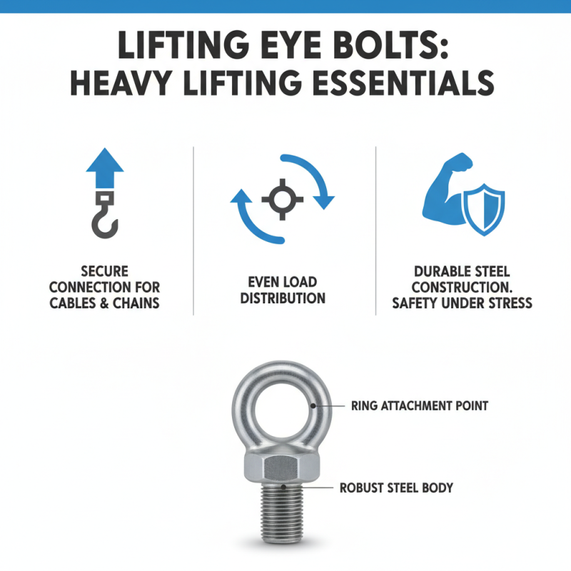 Why You Should Use Lifting Eye Bolts for Heavy Lifting?