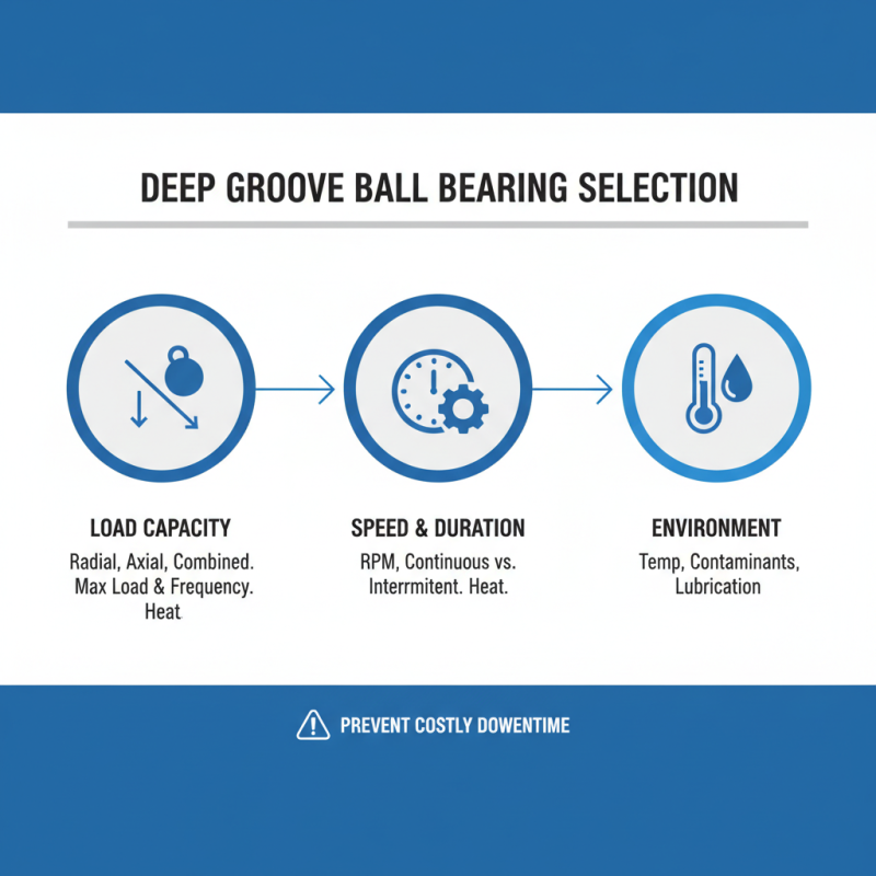How to Choose the Right Deep Groove Ball Bearing for Your Application?