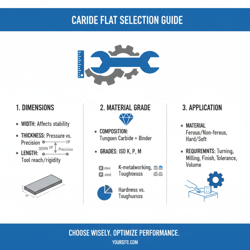 How to Choose the Right Carbide Flat for Your Machining Needs?