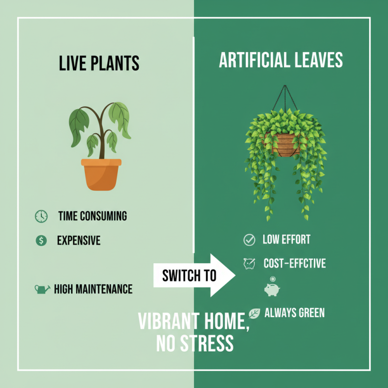 Top 10 Benefits of Using Artificial Hanging Leaves for Home Decor?