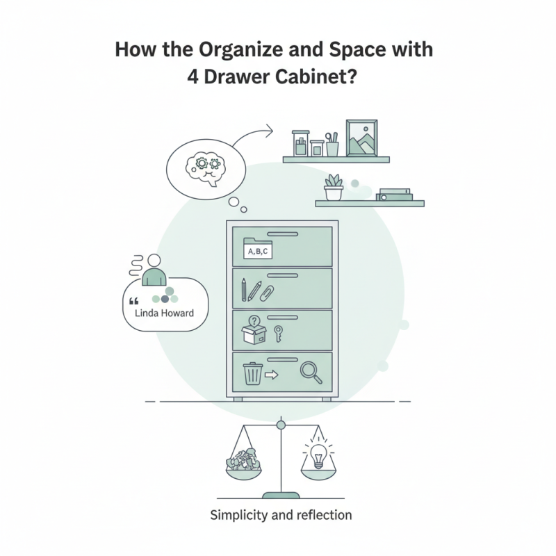 How to Organize Your Space with a 4 Drawer Cabinet?