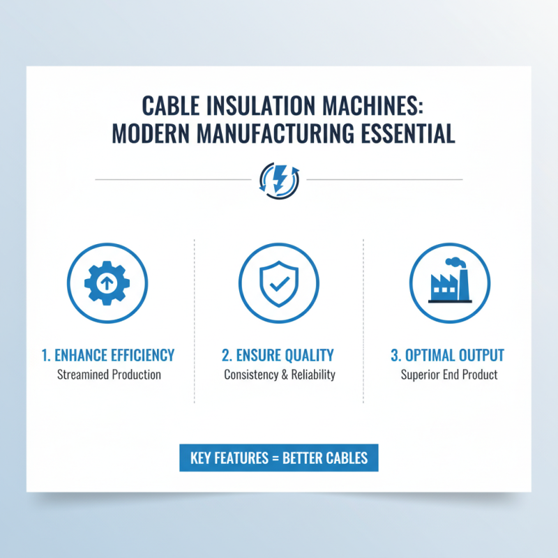 Why Are Cable Insulation Machines Essential for Modern Manufacturing?
