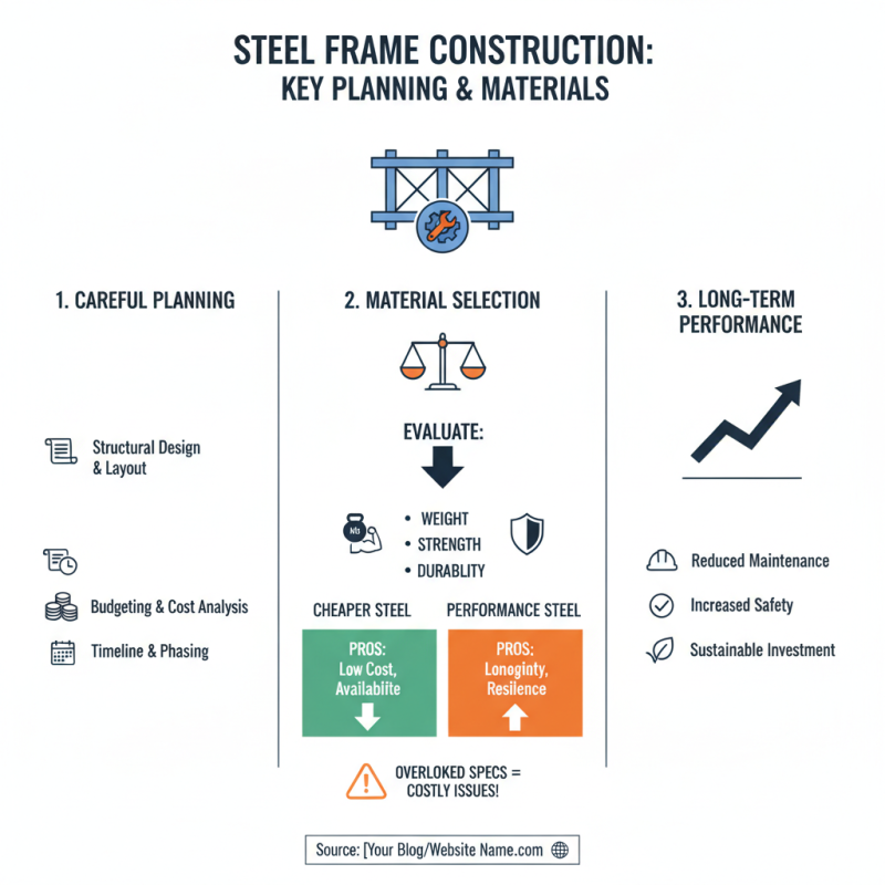 How to Build a Steel Frame Building Efficiently and Cost Effectively?
