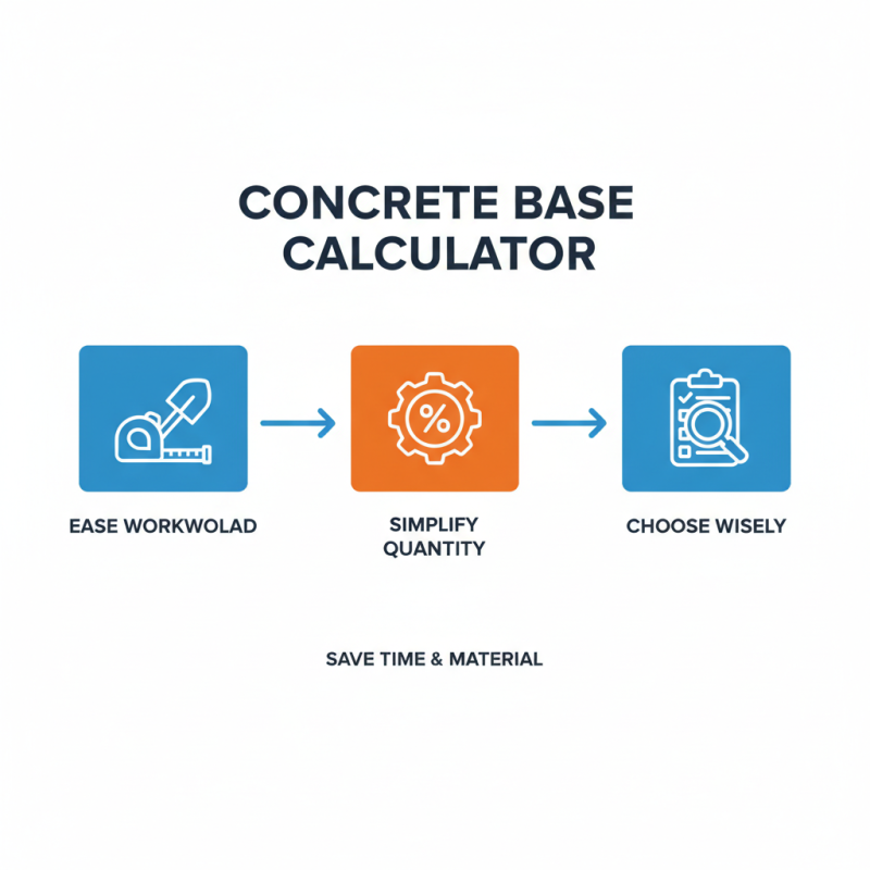 Why You Need a Concrete Base Calculator for Your Projects?