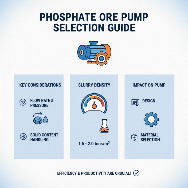 How to Choose the Right Phosphate Ore Pump for Your Needs?