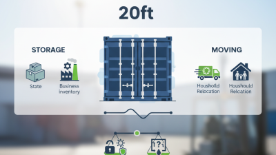 How to Use a 20ft Shipping Container for Storage and Moving?